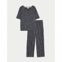Pijama Diseño de Algodón Modal  MARKS AND SPENCER