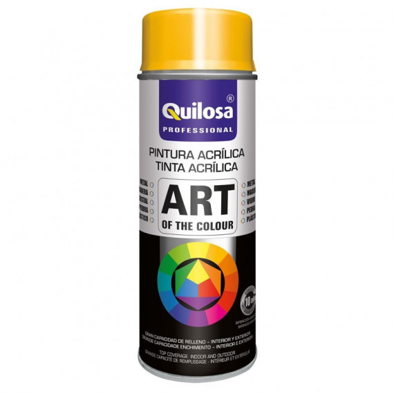Pintura Quilosa Spray Ral 1021-400 Ml Amarillo
