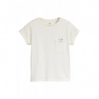Camisas y Tops Camiseta Levi's® Margot Pocket Hibiscus Peek Cloud Dancer  LEVI'S
