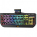 Teclado Gaming KROM Kuma Semimecánico Rgb USB