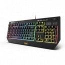 Teclado Gaming KROM Kuma Semimecánico Rgb USB