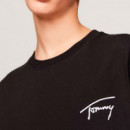 Camiseta Reg Signature Black  TOMMY HILFIGER