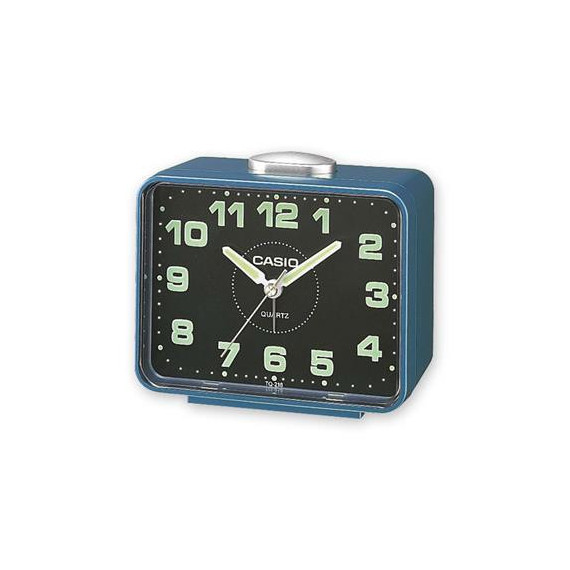 CASIO Reloj Despertador Tq -218-2EF Negro