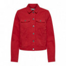 Chaquetas Mujer Chaqueta ONLY Tia Flame Scarlet