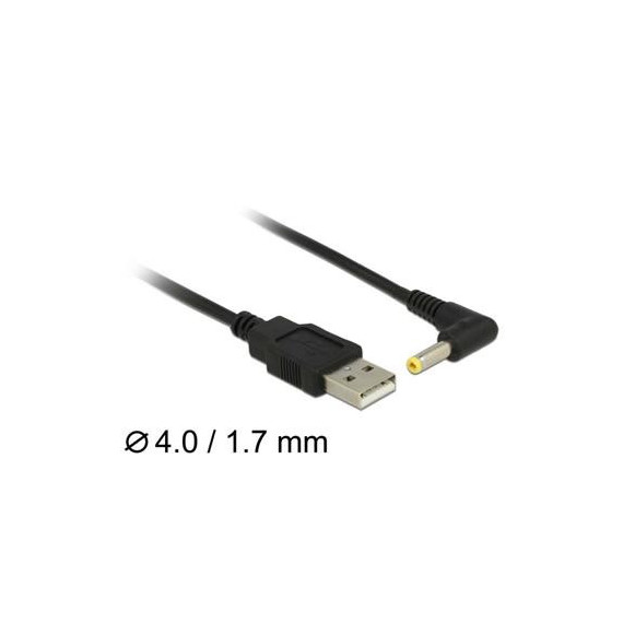 DELOCK Cable de Alimentacion Jack Dc 4.0X1.7MM a USB 1.5MTRS 85544