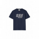 Camisetas Hombre Camiseta GAS JEANS Scuba/s Gas G84