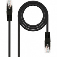 Cable de Red CAT.5E Utp 0.5M NANOCABLE Black