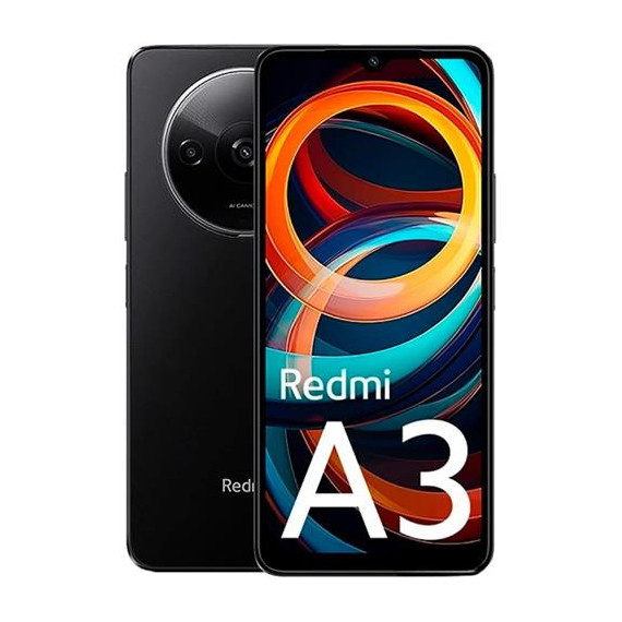 XIAOMI Telefono Movil Redmi A3 64GB/3GB Ram/ 6.71"/20MP+12MP Negro