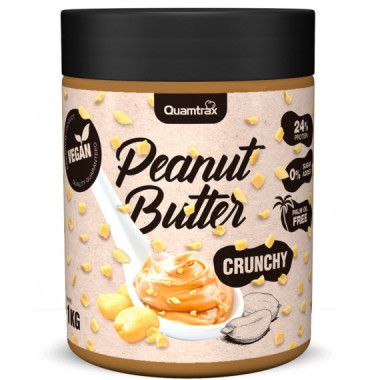 Crema de Cacahuete "crunchy" Quamtrax- 1KG  QUAMTRAX