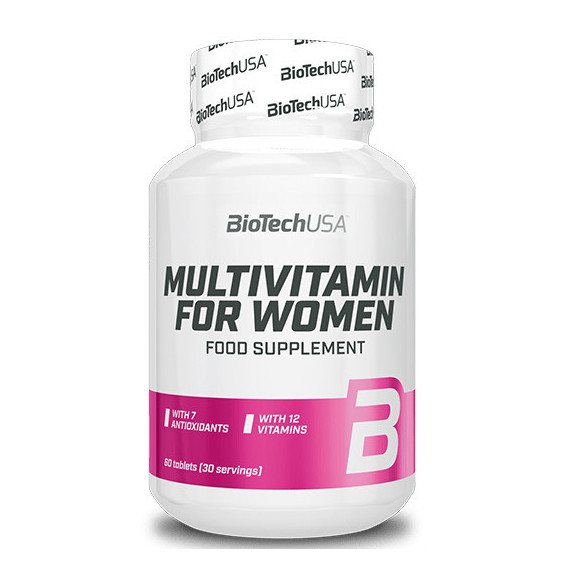 Multivitamin For Women Biotechusa - 60 Tabs  BIOTECH USA