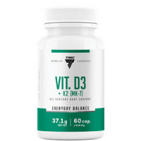 Vitamin D3 + K2 (MK-7) Trec Nutrition - 60 Caps  FALSE