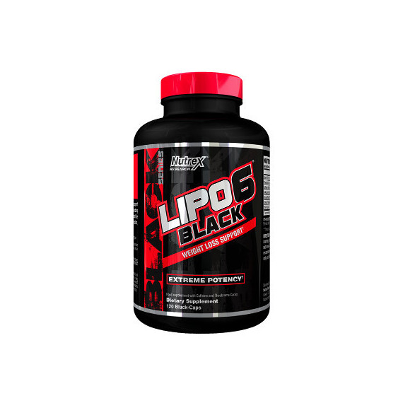 LIPO-6 Black New!!! NUTREX - 120 Caps