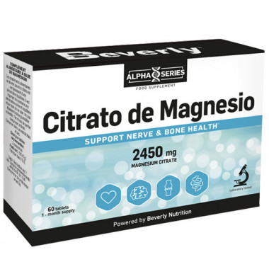 Citrato de Magnesio 2450 Mg BEVERLY - 60 Tabs