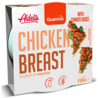 Chicken Breast Pechuga de Pollo con Tomate  QUAMTRAX - 155 Gr