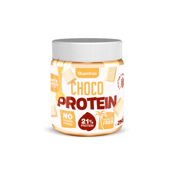 Choco Protein White Choco QUAMTRAX - 250 Gr