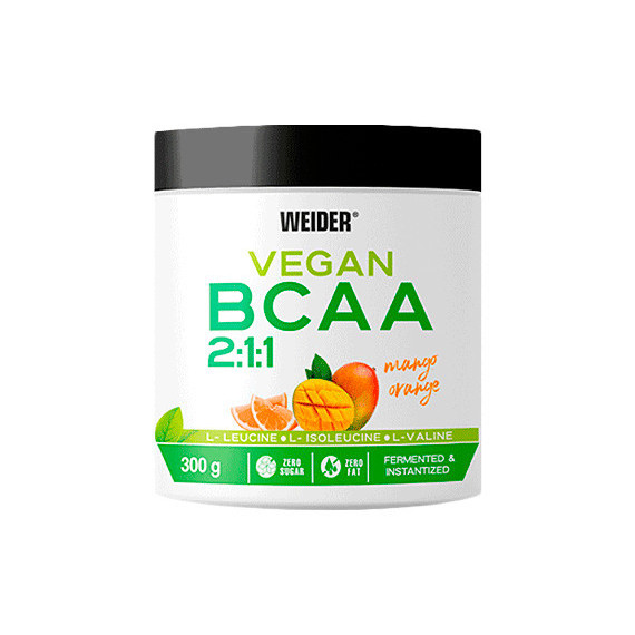 Vegan Bcaa 2:1:1 Mango y Naranja - WEIDER - 300 Gr