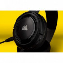Auriculares + Microfono CORSAIR HS35 Gaming Pc Carbon Black