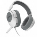 Auriculares + Microfono CORSAIR HS55 Surround Carbon Gaming USB White
