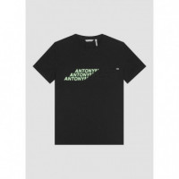 ANTONY MORATO Camiseta Negra MMKS02350 FA100144-9000