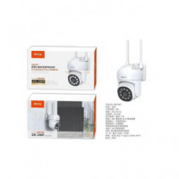 MTK Camara Ip  de Vigilancia Exterior Ptz Smart TR9185 2K 360º, Ranura Micro Sd,resistente Al Agua