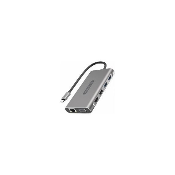 Adaptador SITECOM Usb-c a USB-A/HDMI/VGA/RJ45 (CN-390)
