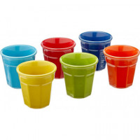 Set de 6 Tazas Bicchierini Multicolor BIALETTI