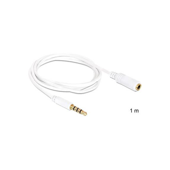 DELOCK Cable Extensor Audio Jack 3.5MM M, H 1 Mtr Iphone