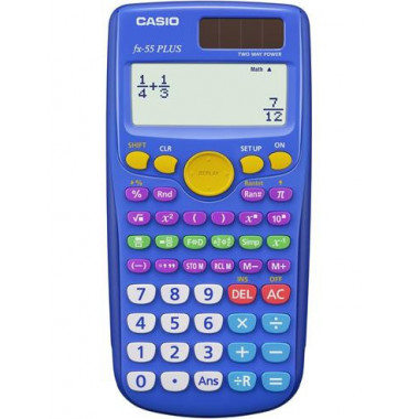 CASIO Calculadora Cientifica FX-55 Plus Fraction