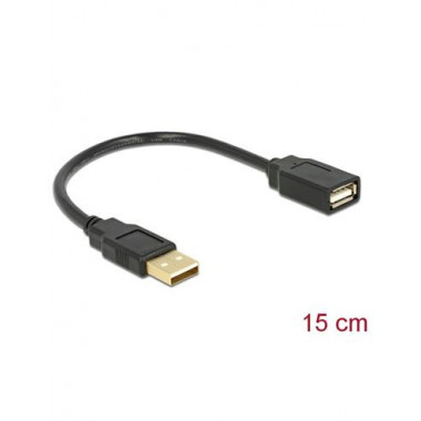 DELOCK Cable Extensor USB 2.0 M/h 15CMS 82457