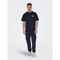 ONLY&SONS Pantalones Cargo Cam Dress Blues
