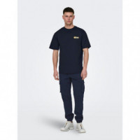 Pantalones ONLY&SONS Cargo Cam Dress Blues