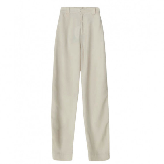 Pantalones YERSE Fluído Tencel Beige