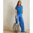 Pantalones YERSE Wide Leg Azul