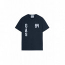 Camisetas Hombre Camiseta GAS JEANS Scuba/s Brand G84