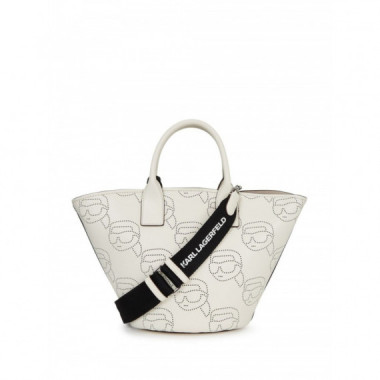 KARL LAGERFELD - K/ikonik 2.0 Perforated Tote - A110 - 241W3002/A110