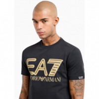 Camiseta Black  EA7 EMPORIO ARMANI 7