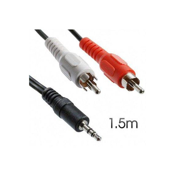 CROMAD Cable Jack 3.5MM a 2 Rca/m 1.5MTRS