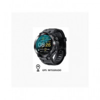 SAMI Reloj Inteligente GPS Pro WS-2378 con Gps/resistente Agua/sueño/cardiaco/oxigeno Negro