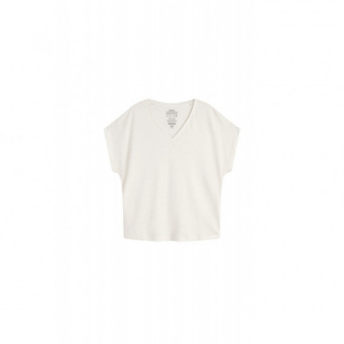 Blusas y Camisas Camiseta ECOALF de Lino Arenda Off White