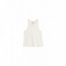 Blusas y Camisas Camiseta ECOALF de Lino Halden Off White