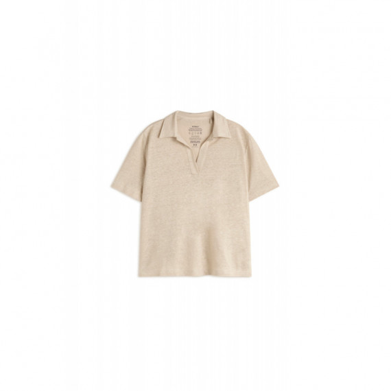 Blusas y Camisas Polo ECOALF de Lino Troms White Sand