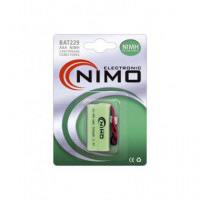 NIMO Bateria Verde BAT-229 2XAAA 2.4V 700 Mah