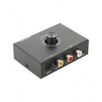 Convertidor de Audio Digital Optico In a Audio Analogico Out con Regulador de Volumen ACTV141  NIMO