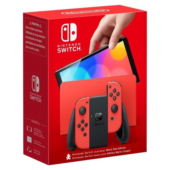 NINTENDO Switch Oled Rojo 64GB (edición Mario)