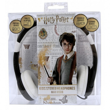 Auriculares Infantiles Escudo Harry Potter Pequeño Tamaño y Limitados en Volumen  OTL TECHNOLOGIES