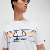 Camiseta ELLESSE Blanca Logo Frontal Colores
