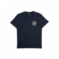 Camisetas Hombre Camiseta DEUS EX MACHINA Classic Peaces Tee Navy