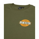 Camisetas Hombre Camiseta DEUS EX MACHINA Hot Streak Tee Loden Green