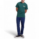 Camisetas Hombre Camiseta DEUS EX MACHINA Metro Tee Work Green