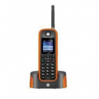 MOTOROLA Telefono Inalambrico O201 Dect Largo Alcance Naranja